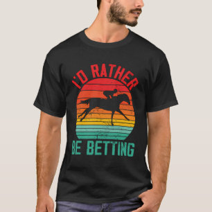 Funny Horse Racing Derby Race Eigenaar Lover T-shirt