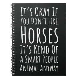 Funny Horse Related Gifts Equestrian Equine Horses Notitieboek