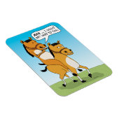 Funny Horse Riding Horse Magneet (Rechterzijde)