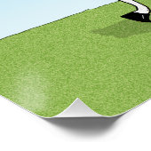 Funny Horse Riding Horse Perfect Poster (Hoek)