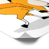 Funny Horse Riding Horse Poster (Hoek)