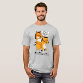 Funny Horse Riding Horse T-shirt (Voorkant volledig)