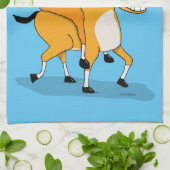 Funny Horse Riding Horse Theedoek (Gevouwen)