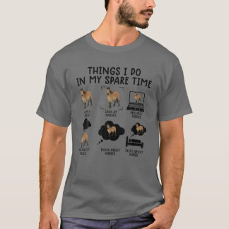 Funny Horse Riding S voor meisjes T-shirt