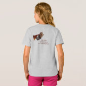 Funny Horse Riding vertelde je dat het meisje loss T-shirt (Achterkant volledig)