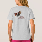 Funny Horse Riding vertelde je dat het meisje loss T-shirt (Achterkant)