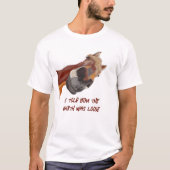 Funny Horse Riding zei dat het meisje los was. T-shirt (Voorkant)