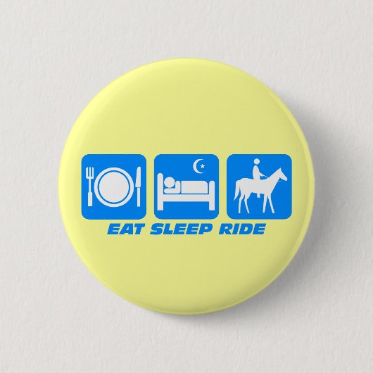 Funny horse ronde button 5,7 cm (Voorkant)