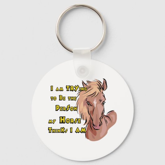 Funny Horse Sleutelhanger (Voorkant)