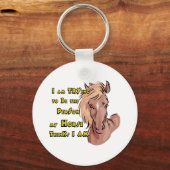 Funny Horse Sleutelhanger (Voorkant)