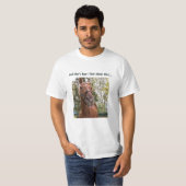 Funny Horse Stikking Out Tongue T-shirt (Voorkant volledig)