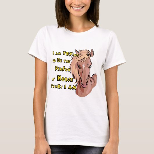 Funny Horse T-shirt (Voorkant)