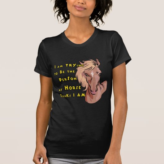 Funny Horse T-shirt (Voorkant)