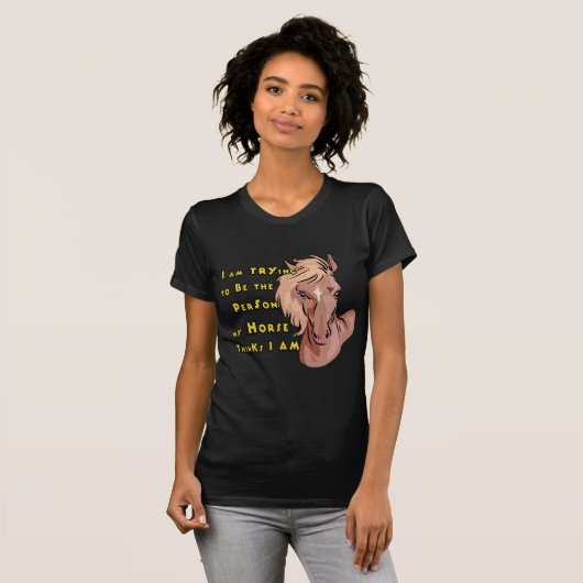 Funny Horse T-shirt (Voorkant volledig)