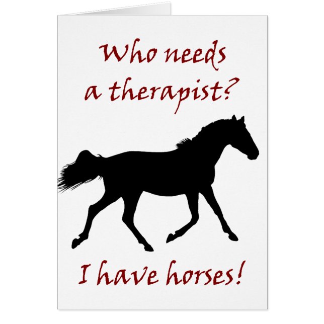 Funny Horse Therapist (Voorkant)
