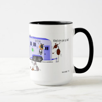 Funny Horse Trailer Loading Cartoon Mok