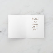 Funny Horse Verjaardag Kaart (Binnen)