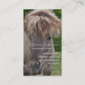 Funny horseback-trainer visitekaartje (Achterkant)