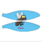 Funny horsefly insect cartoon basketbal (Panelen)