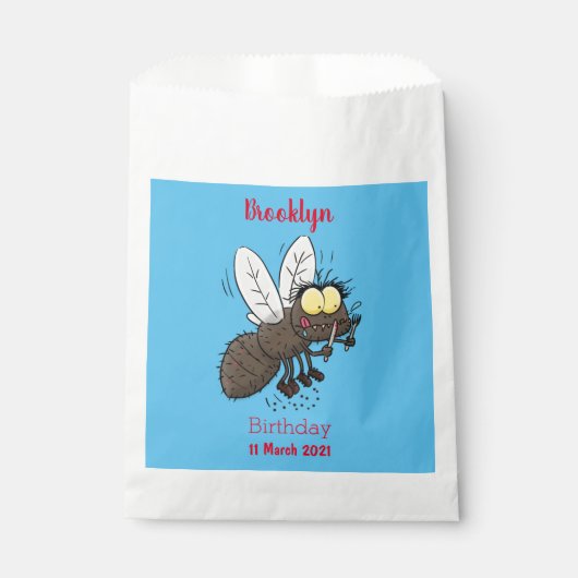 Funny horsefly insect cartoon bedankzakje (Voorkant)