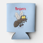 Funny horsefly insect cartoon blikjeskoeler (Voorkant)