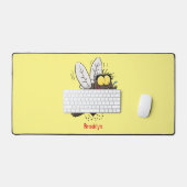 Funny horsefly insect cartoon bureaumat (Keyboard & Muis)