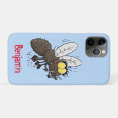 Funny horsefly insect cartoon Case-Mate iPhone case (Achterkant (horizontaal))