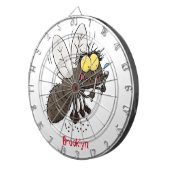 Funny horsefly insect cartoon dartbord (Voorkant Rechts)