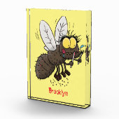Funny horsefly insect cartoon fotoblokken (Rechts)