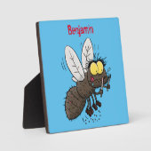 Funny horsefly insect cartoon fotoplaat (Voorkant)