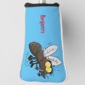 Funny horsefly insect cartoon golfheadcover (Draai 90)