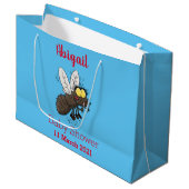 Funny horsefly insect cartoon groot cadeauzakje (Voorkant Gekanteld)