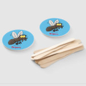 Funny horsefly insect cartoon handwaaier (Niet-gemonteerd)