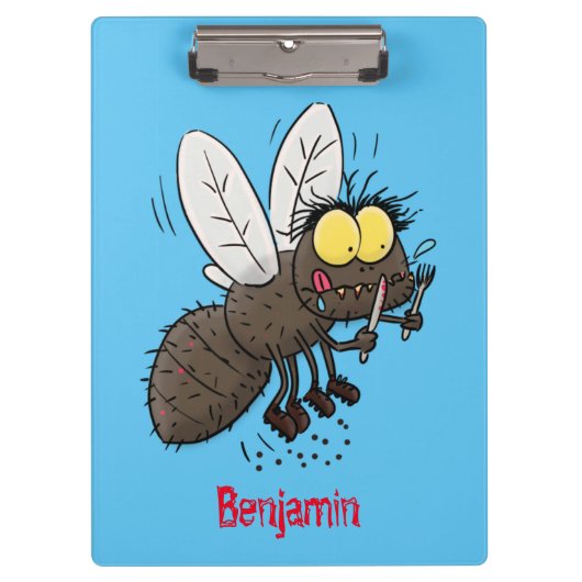 Funny horsefly insect cartoon klembord (Voorkant)