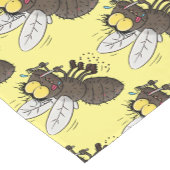 Funny horsefly insect cartoon korte tafelloper (Hoek)