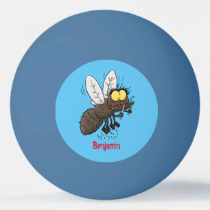 Funny horsefly insect cartoon pingpongbal