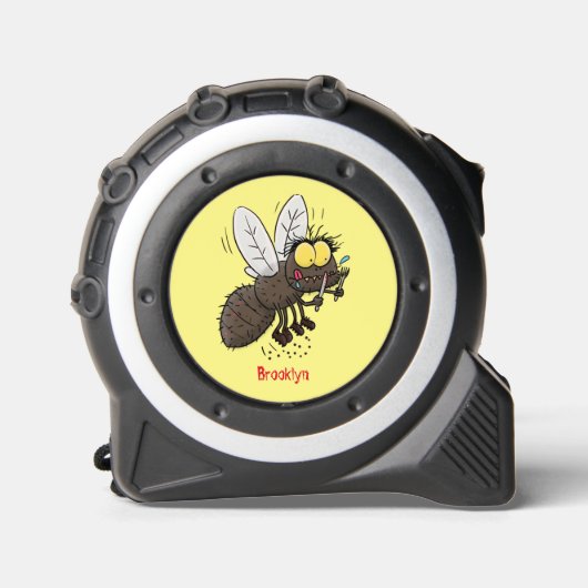 Funny horsefly insect cartoon rolmaat (Voorkant)