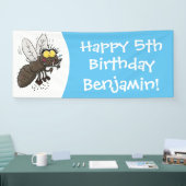 Funny horsefly insect cartoon spandoek (Beurs)