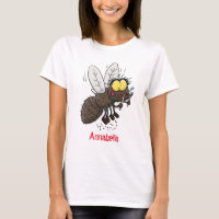 Funny horsefly insect cartoon