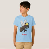 Funny horsefly insect cartoon t-shirt (Voorkant volledig)