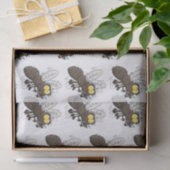 Funny horsefly insect cartoon tissuepapier (Geschenk)