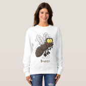 Funny horsefly insect cartoon trui (Voorkant volledig)