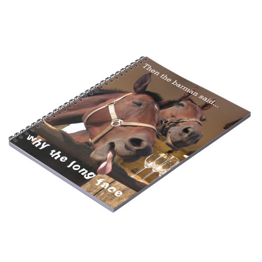 Funny Horses Notitieboek (Linkerzijde)