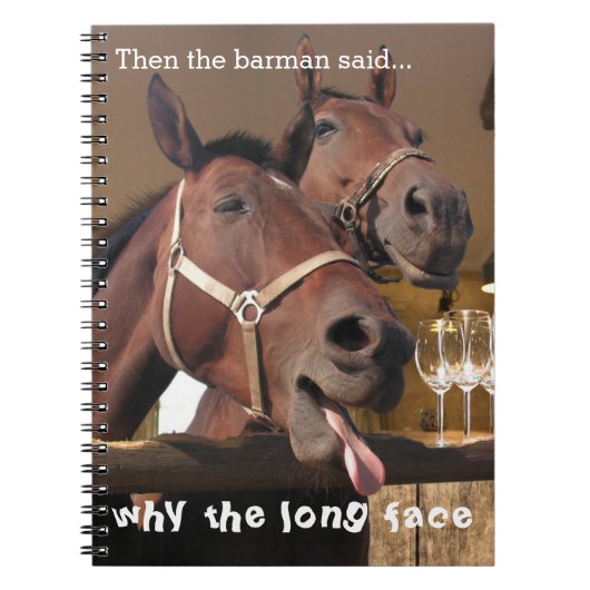Funny Horses Notitieboek (Voorkant)