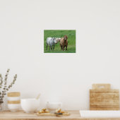 Funny Horses Poster (Keuken)