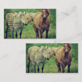 Funny Horses Visitekaartje (Voorkant / Achterkant)