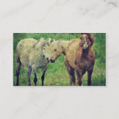 Funny Horses Visitekaartje (Achterkant)