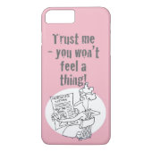 Funny Hospital Nurse Reading Newspapers Competitio Case-Mate iPhone Case (Achterkant)