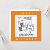 Funny Hospitality Industry Personeelsproblemen Kaart (Voorkant / Achterkant in situ)