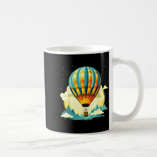 Funny Hot Air Balloon For New Adventures Lovers  Koffiemok (Rechts)
